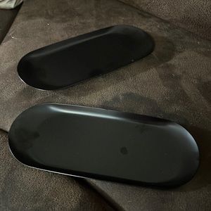 Stainless Steel Decorative Tray, Set of 2